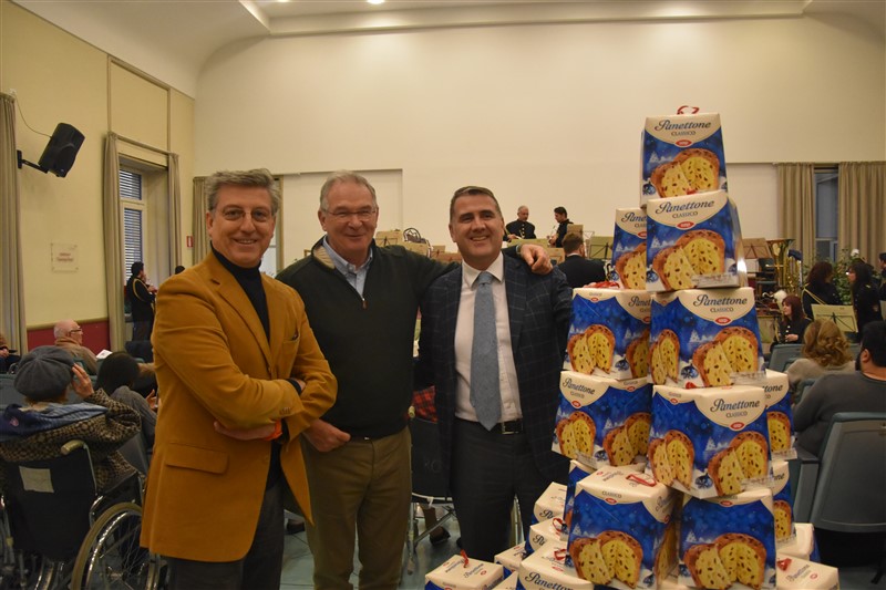 Claudio Sileo, Direttore Generale ASP I. M. M. e S. e Pio Albergo Trivulzio, Maurizio Carrara, Presidente del Consiglio di Indirizzo e Andrea Colombo, Direttore Generale Coop Lombardia