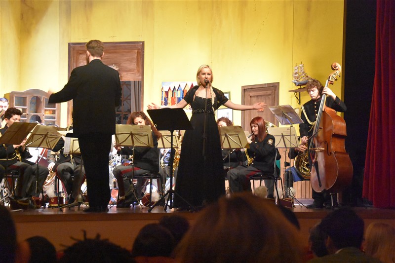 Dominika Zamara, Soprano e Michele Fioroni, Direttore Artistico Banda de I Martinitt 