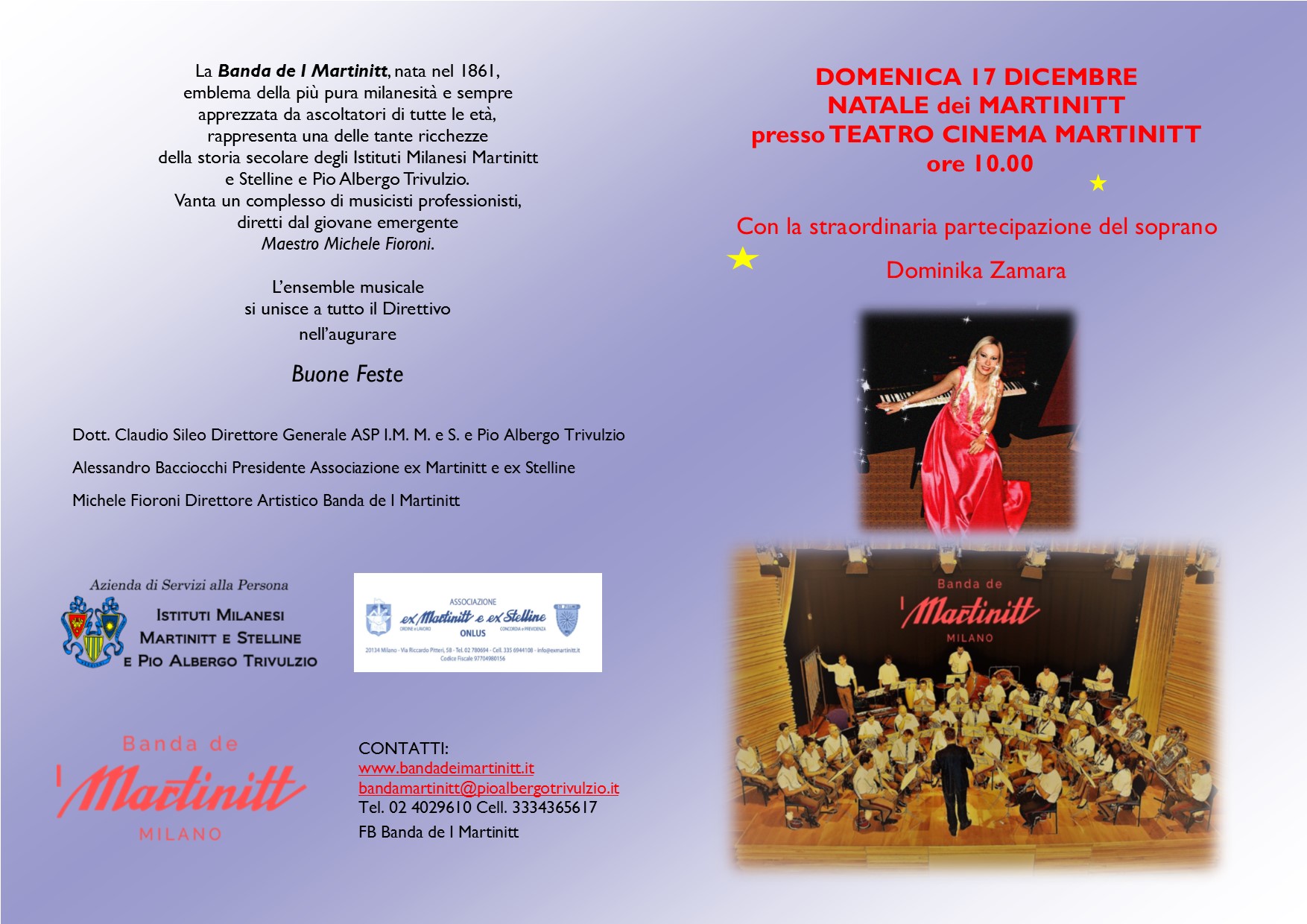 Festa di Natale delle comunità dei Martinitt e delle Stelline