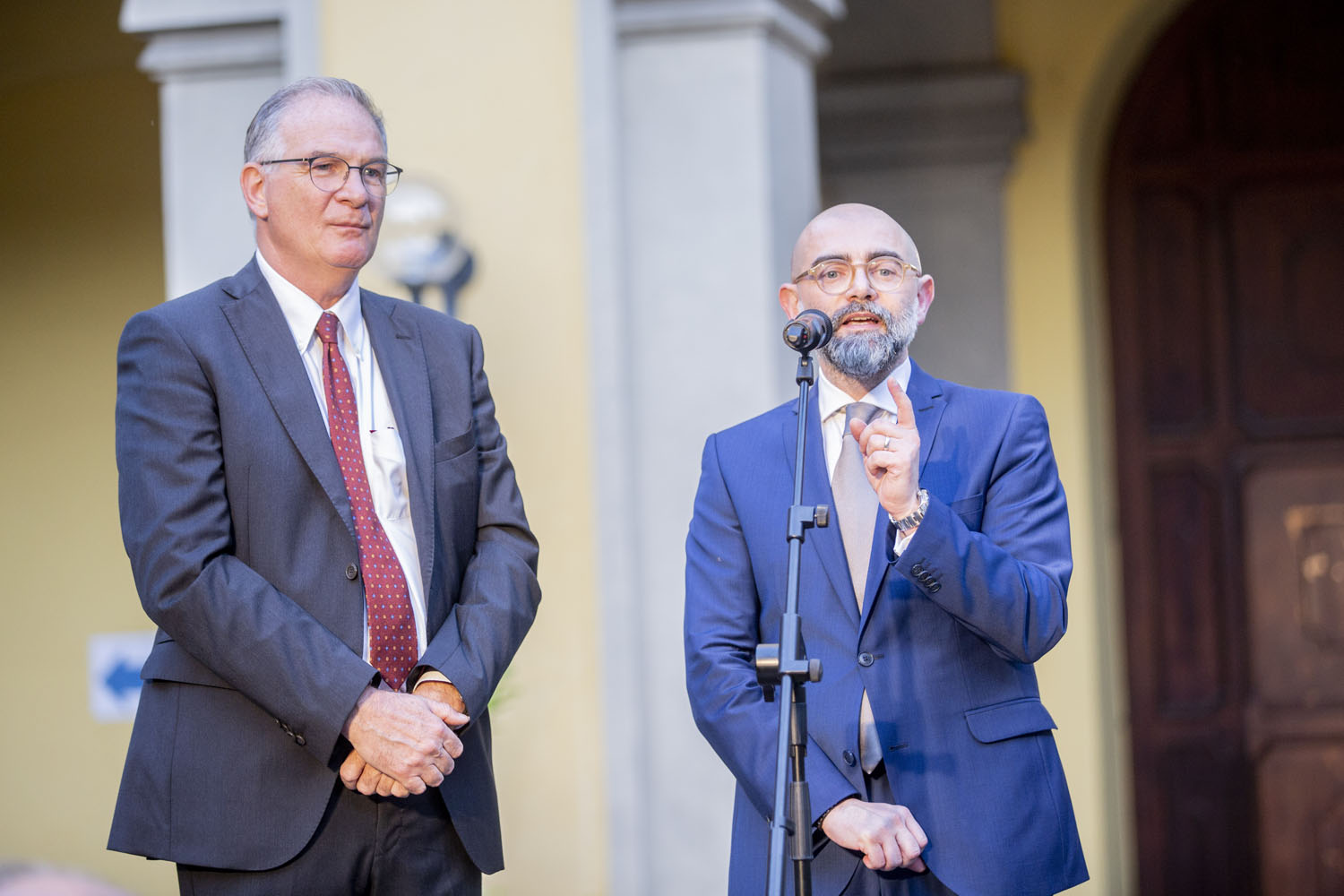 Presidente del Consiglio di Indirizzo del Pio Albergo Trivulzio - Maurizio Carrara ed il Direttore Generale - Giuseppe Calicchio. ©Cassaro